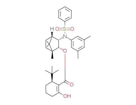 (S)-6-tert-Butyl-2-hydroxy-cyclohex-1-enecarboxylic acid (1R,2R,3S,4S)-3-[benzenesulfonyl-(3,5-dimethyl-phenyl)-amino]-1,7,7-trimethyl-bicyclo[2.2.1]hept-2-yl ester