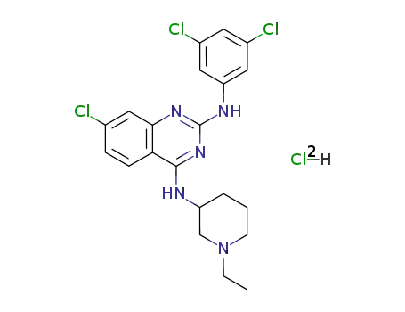 Molecular Structure of 76004-91-6 (7-chloro-N~2~-(3,5-dichlorophenyl)-N~4~-(1-ethylpiperidin-3-yl)quinazoline-2,4-diamine)
