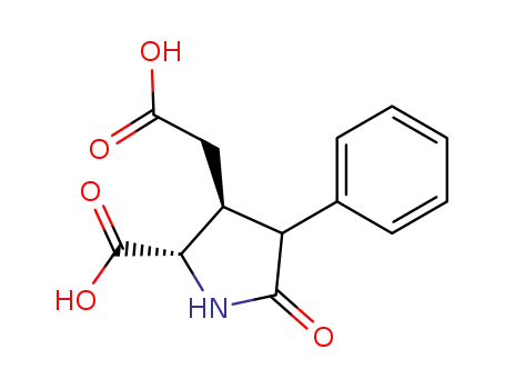 (2S,3S)-2-Carboxy-3-carboxymethyl-5-oxo-4-phenylpyrrolidine