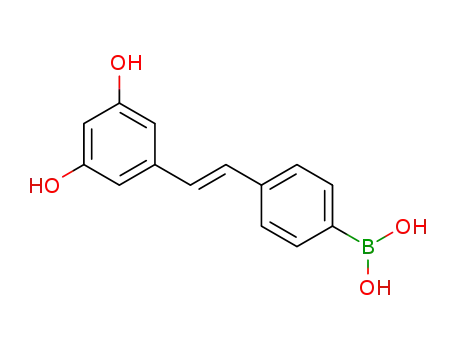 (4-[(E)-2-(3,5-dihydroxyphenyl)vinyl]phenyl)-boronic acid