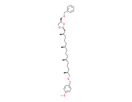 (R)-4-Benzyloxymethyl-2-[(2R,6R,10S,14S)-15-(4-methoxy-benzyloxy)-2,6,10,14-tetramethyl-pentadecyl]-[1,3]dioxolane