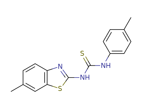 Thiourea, N-(6-methyl-2-benzothiazolyl)-N'-(4-methylphenyl)-