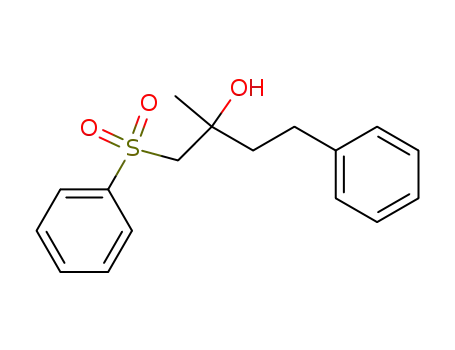 1-Benzenesulfonyl-2-methyl-4-phenyl-butan-2-ol