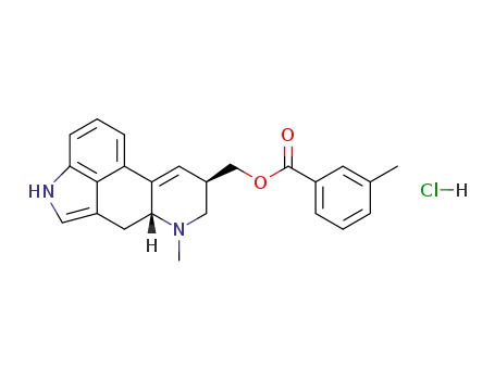 Molecular Structure of 85893-16-9 (O-3-Methylbenzoyl-lysergol-hydrochlorid)
