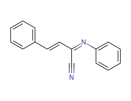 Molecular Structure of 147688-81-1 (N,4-Diphenyl-2-cyano-1-azabutadiene)