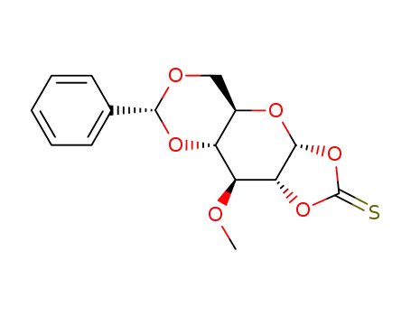 (3aR,4aR,7R,8aR,9S,9aR)-9-Methoxy-7-phenyl-hexahydro-[1,3]dioxolo[4',5':5,6]pyrano[3,2-d][1,3]dioxine-2-thione