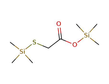 Molecular Structure of 6398-62-5 (Acetic acid, [(trimethylsilyl)thio]-, trimethylsilyl ester)