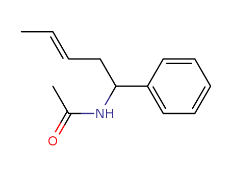 N-((E)-1-Phenyl-pent-3-enyl)-acetamide