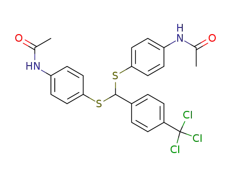 bis(4-acetamidothiophenyl)-4-trichloromethylphenyl methane