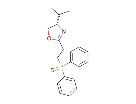 Oxazole,
2-[2-(diphenylphosphinothioyl)ethyl]-4,5-dihydro-4-(1-methylethyl)-, (4S)-