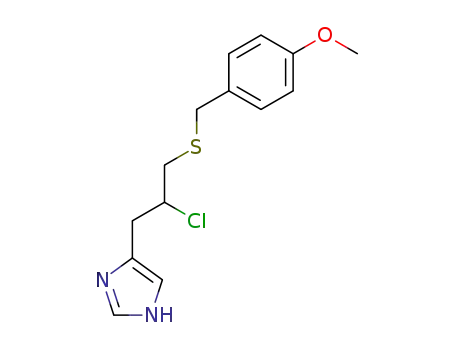 4-<2-chloro-3-(p-methoxybenzylthio)propyl>imidazole