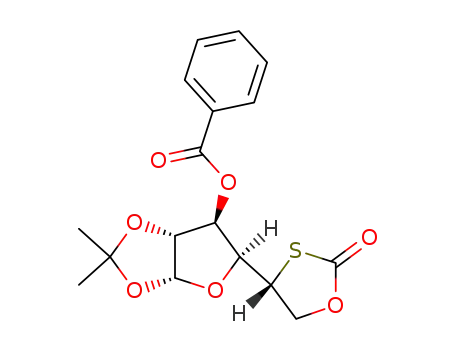 3-O-benzoyl-5,6-O-carbonyl-1,2-isopropylidene-5-thio-α-D-glucofuranose