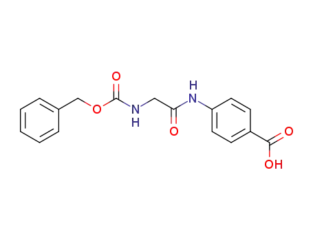 Molecular Structure of 78278-63-4 (4-[(<i>N</i>-benzyloxycarbonyl-glycyl)-amino]-benzoic acid)