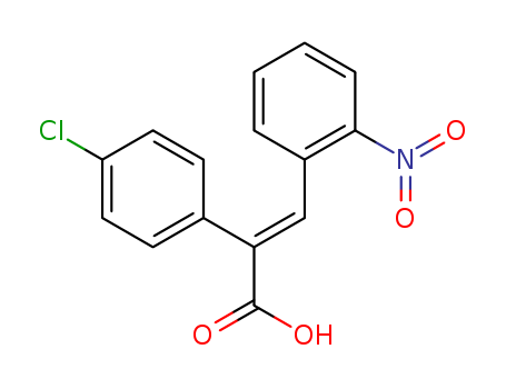Benzeneacetic acid,4-chloro-a-[(2-nitrophenyl)methylene]- cas  10465-92-6
