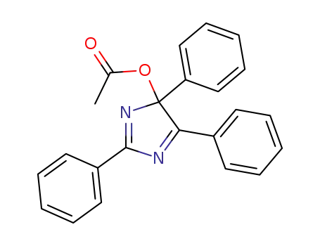 2,4,5-triphenyl-4H-imidazol-4-yl acetate