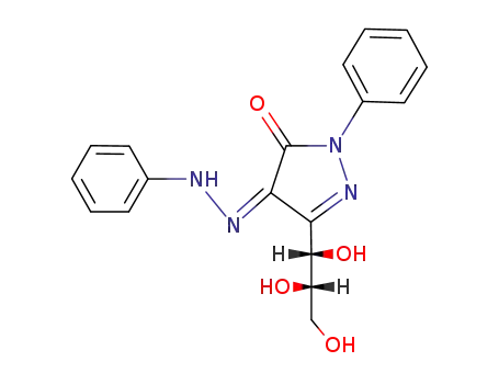 3-(L-threo-glycerol-1-yl)-1-phenyl-4,5-pyrazoledione 4-(phenylhydrazone)