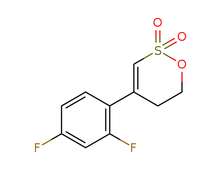 1,2-Oxathiin, 4-(2,4-difluorophenyl)-5,6-dihydro-, 2,2-dioxide