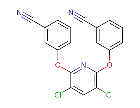 3,3'-[3,5-dichloro-2,6-pyridinediylbis(oxy)]bis(benzonitrile)