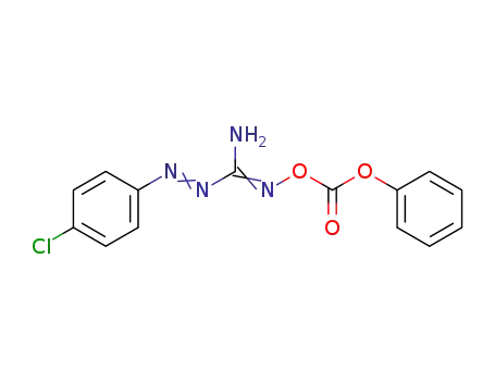 4-chlorophenylazo-O-(phenoxycarbonyl)-methanamidoxime