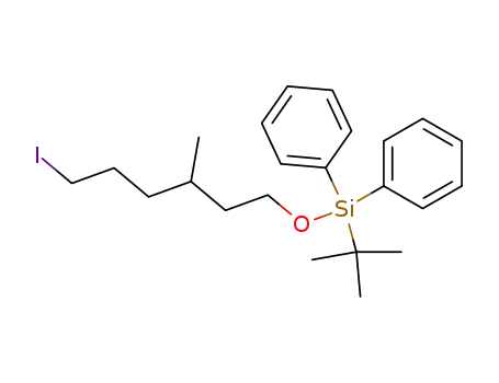 (+/-)-1-<(tert-Butyldiphenylsilyl)oxy>-6-iodo-3-methylhexane