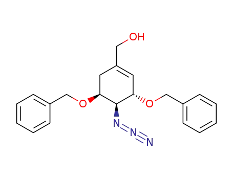 (3S,4S,5S)-4-azido-3,5-bis(benzyloxy)-1-cyclohexene-1-methanol