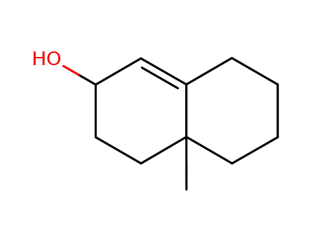 Molecular Structure of 26675-10-5 (4a-methyl-2,3,4,4a,5,6,7,8-octahydronaphthalen-2-ol)