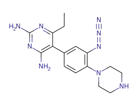 5-(3-Azido-4-piperazin-1-yl-phenyl)-6-ethyl-pyrimidine-2,4-diamine