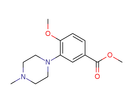 4-Methoxy-3-(4-methyl-piperazin-1-yl)-benzoic acid methyl ester
