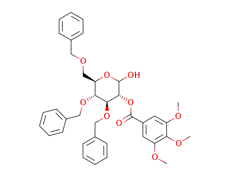 3,4,6-tri-O-benzyl-2-O-(3,4,5-trimethoxybenzoyl)-D-glucopyranose