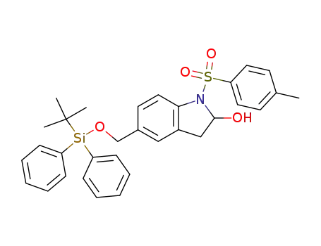 5-(tert-butyldiphenylsilyl)oxymethyl-1-(p-toluenesulfonyl)-2-indolinole