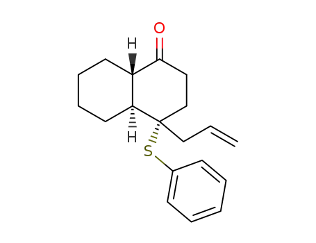 4-(phenylthio)-4-allyl-trans-decahydro-1-naphthalenone