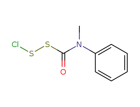 (methylphenylcarbamoyl)disulfanyl chloride
