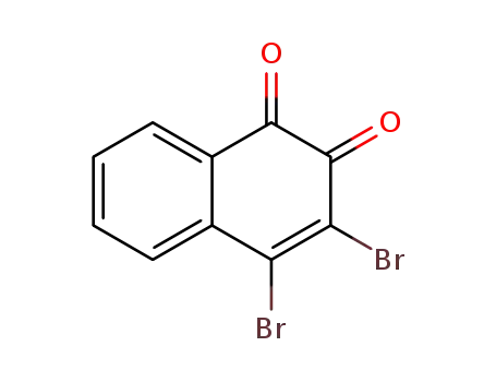 Molecular Structure of 18398-37-3 (3,4-Dibromo-1,2-naphthoquinone)