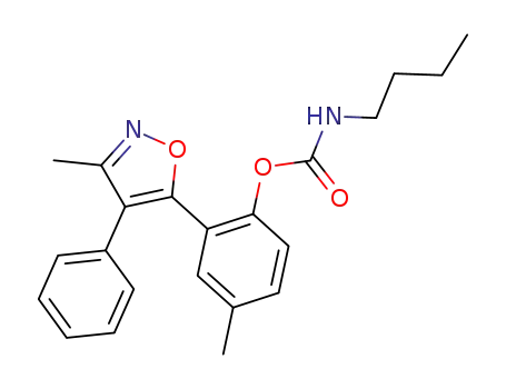 Butyl-carbamic acid 4-methyl-2-(3-methyl-4-phenyl-isoxazol-5-yl)-phenyl ester