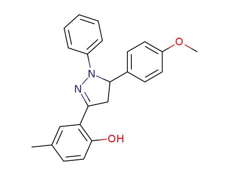 Phenol,
2-[4,5-dihydro-5-(4-methoxyphenyl)-1-phenyl-1H-pyrazol-3-yl]-4-methyl-