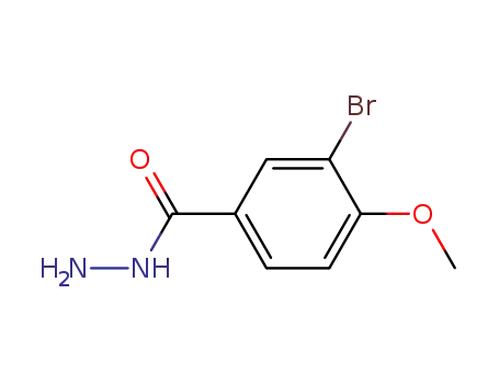 Molecular Structure of 181136-33-4 (3-BROMO-4-METHOXYBENZOHYDRAZIDE)