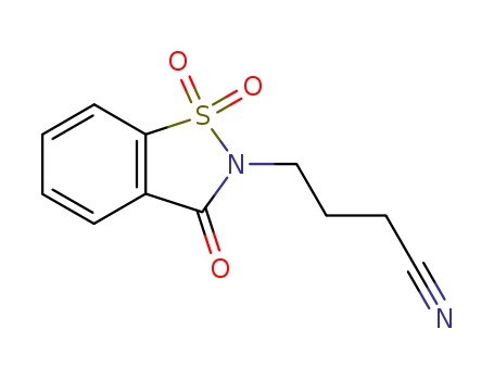 1,2-Benzisothiazole-2(3H)-butanenitrile,3-oxo-, 1,1-dioxide cas  10313-98-1