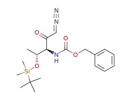 (3S,4R)-1-diazo-3-benzyloxycarbonylamino-4-(tert-butyldimethylsilyloxy)pentan-2-one