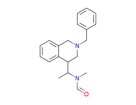 2-benzyl-4-<1-(N-formyl-N-methylamino)-ethyl>-1,2,3,4-tetrahydroisoquinoline