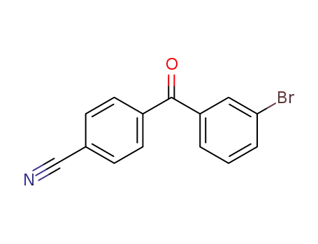 Molecular Structure of 243137-97-5 (3-BROMO-4'-CYANOBENZOPHENONE)