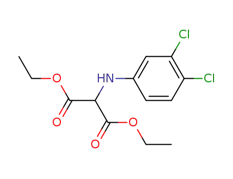 Molecular Structure of 6939-59-9 (diethyl [(3,4-dichlorophenyl)amino]propanedioate)