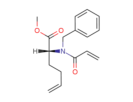 (R)-2-(Acryloyl-benzyl-amino)-hex-5-enoic acid methyl ester