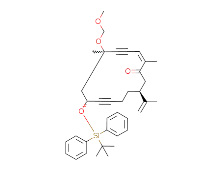 (Z)-(S)-8-(tert-Butyl-diphenyl-silanyloxy)-13-isopropenyl-6-methoxymethoxy-2,6-dimethyl-cyclotetradec-2-ene-4,9-diynone