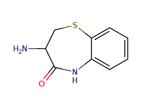 Molecular Structure of 96346-81-5 (3-AMINO-2,3-DIHYDRO-1,5-BENZOTHIAZEPIN-4(5H)-ONE)