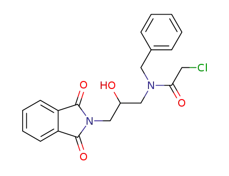 1-<(N-benzyl-N-chloroacetyl)amino>-3-phthalimido-2-propanol