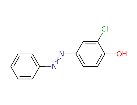 Molecular Structure of 6657-05-2 (2-CHLORO-4-PHENYLAZOPHENOL)