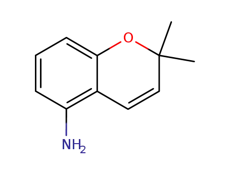 Molecular Structure of 96861-93-7 (2H-1-Benzopyran-5-amine, 2,2-dimethyl-)