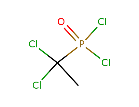 Molecular Structure of 55453-81-1 (1,1-Dichlorethanphosphonsaeuredichlorid)