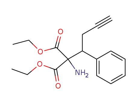 diethyl 2-amino-2-(1-phenyl-3-butynyl)malonate