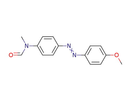 Molecular Structure of 99686-19-8 (N-[4-(4-Methoxy-phenylazo)-phenyl]-N-methyl-formamide)